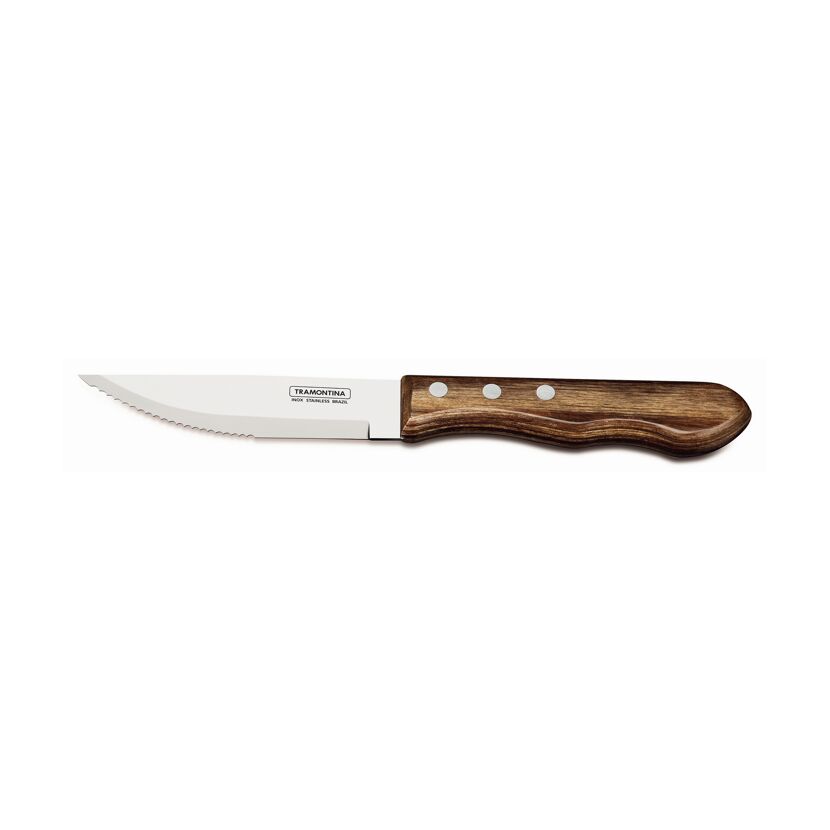 Steakmesser Jumbo von Tramontina mit Holzgriff