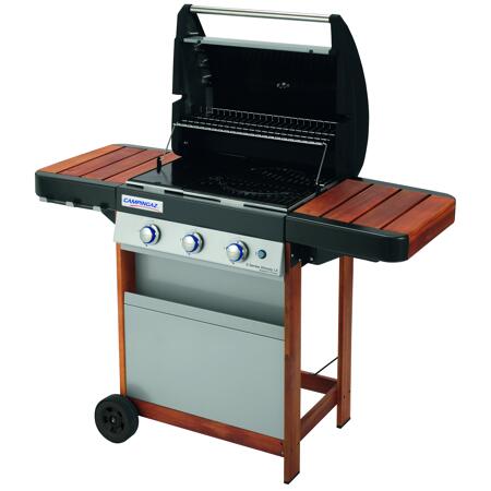3. Bild von Gasgrill '3 Series Woody LX' 3 Brenner 115 x 59,8 x 106,5 cm