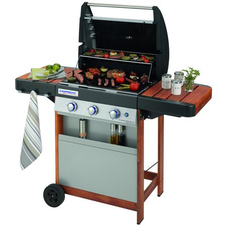 4. Bild von Gasgrill '3 Series Woody LX' 3 Brenner 115 x 59,8 x 106,5 cm