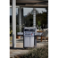 Gasgrill 'Monroe Pro 3 SIK Turbo' silbern, schwarz 143,5 x 118,5 x 58 cm