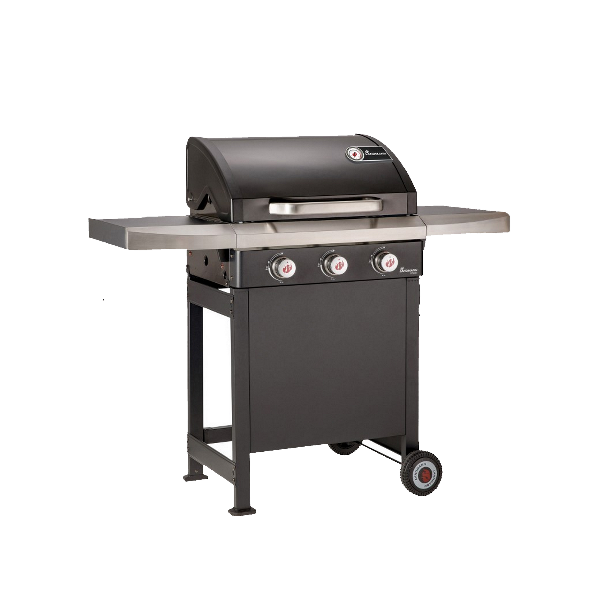 Gasgrill 'Rexon PTS BR 3.0' schwarz/silbern 135 x 120 x 52 cm + product picture