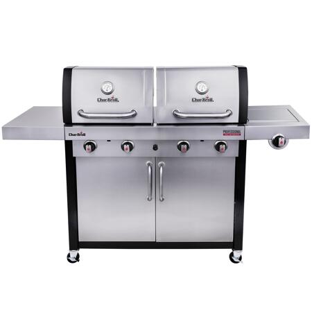 2. Bild von Gasgrill 'Professional' silbern 168,4 x 121,4 x 59,7 cm