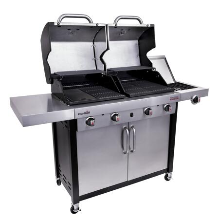 4. Bild von Gasgrill 'Professional' silbern 168,4 x 121,4 x 59,7 cm