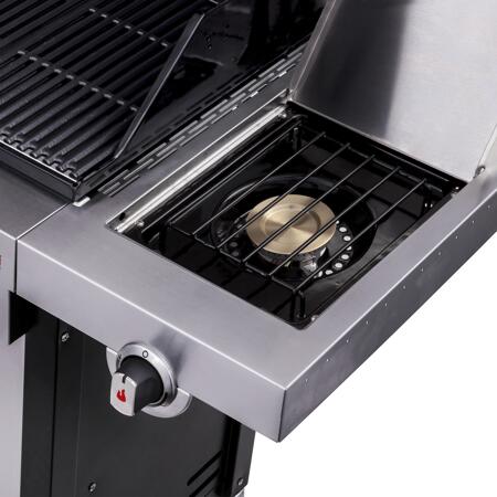 6. Bild von Gasgrill 'Professional' silbern 168,4 x 121,4 x 59,7 cm