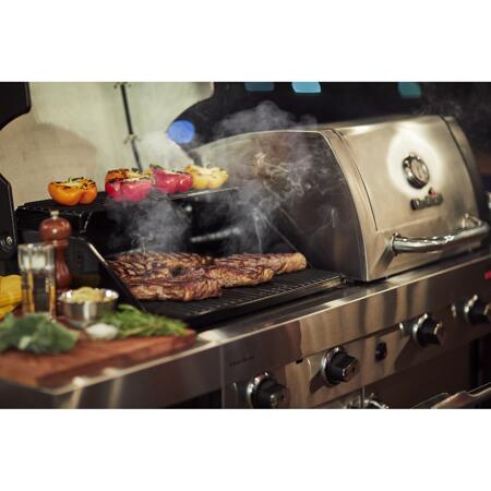 8. Bild von Gasgrill 'Professional' silbern 168,4 x 121,4 x 59,7 cm