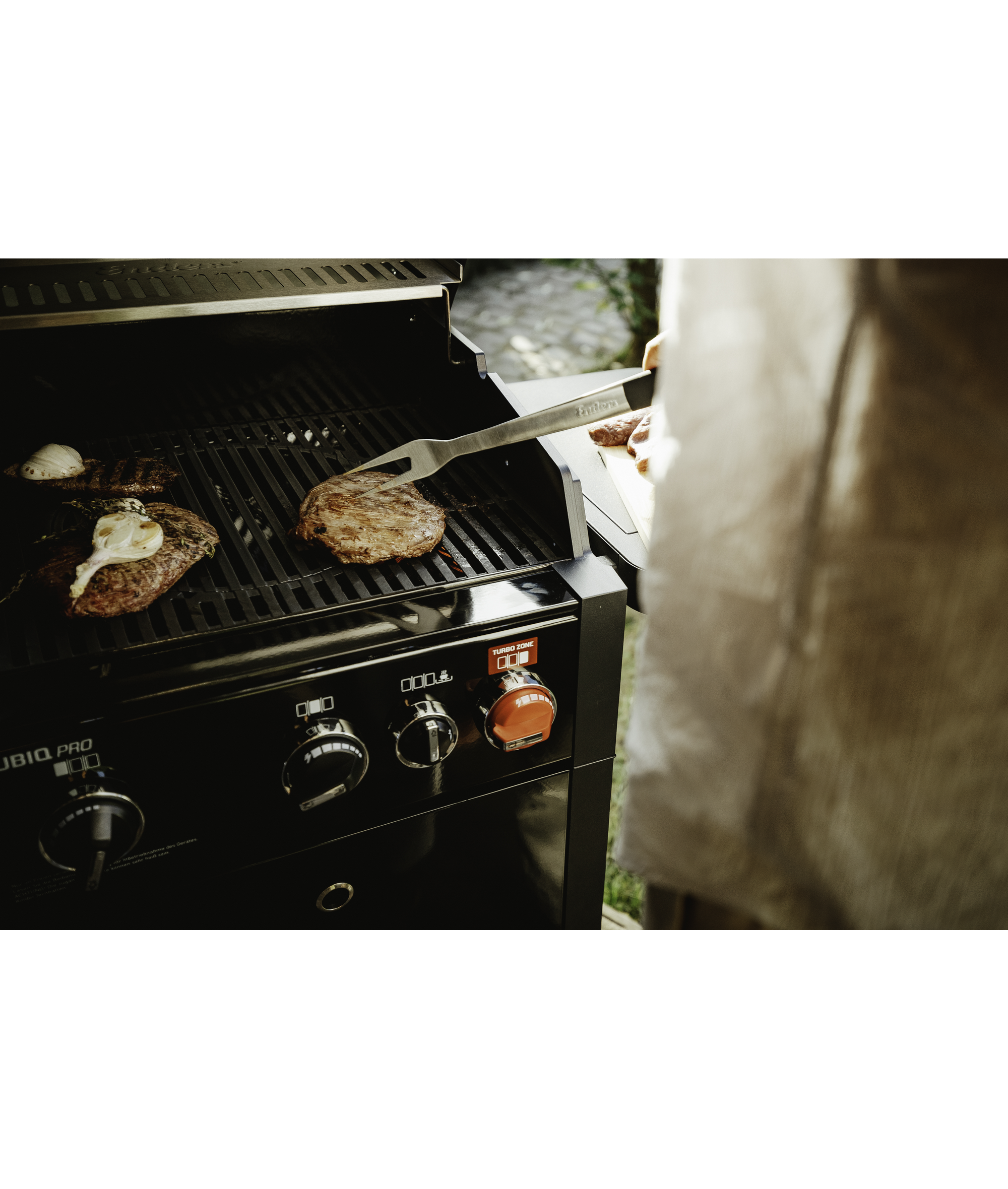 Premium-Grillgabel Edelstahl 42 cm + product picture