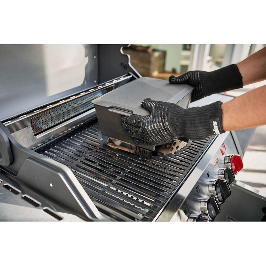 Grillhandschuhe Aramid schwarz