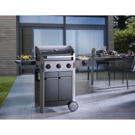 3. Bild von Gasgrill 'Grenada' anthrazit, schwarz 133,4 x 60,3 x 112,3 cm
