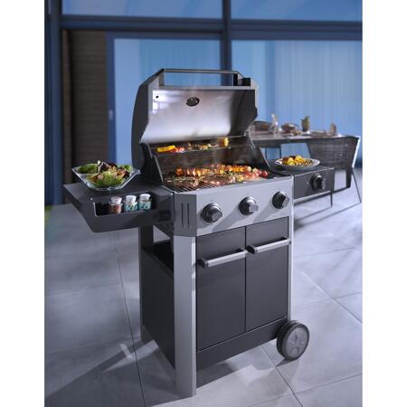 5. Bild von Gasgrill 'Grenada' anthrazit, schwarz 133,4 x 60,3 x 112,3 cm