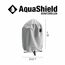 Graue AquaShield Schutzhülle für Rundgrill