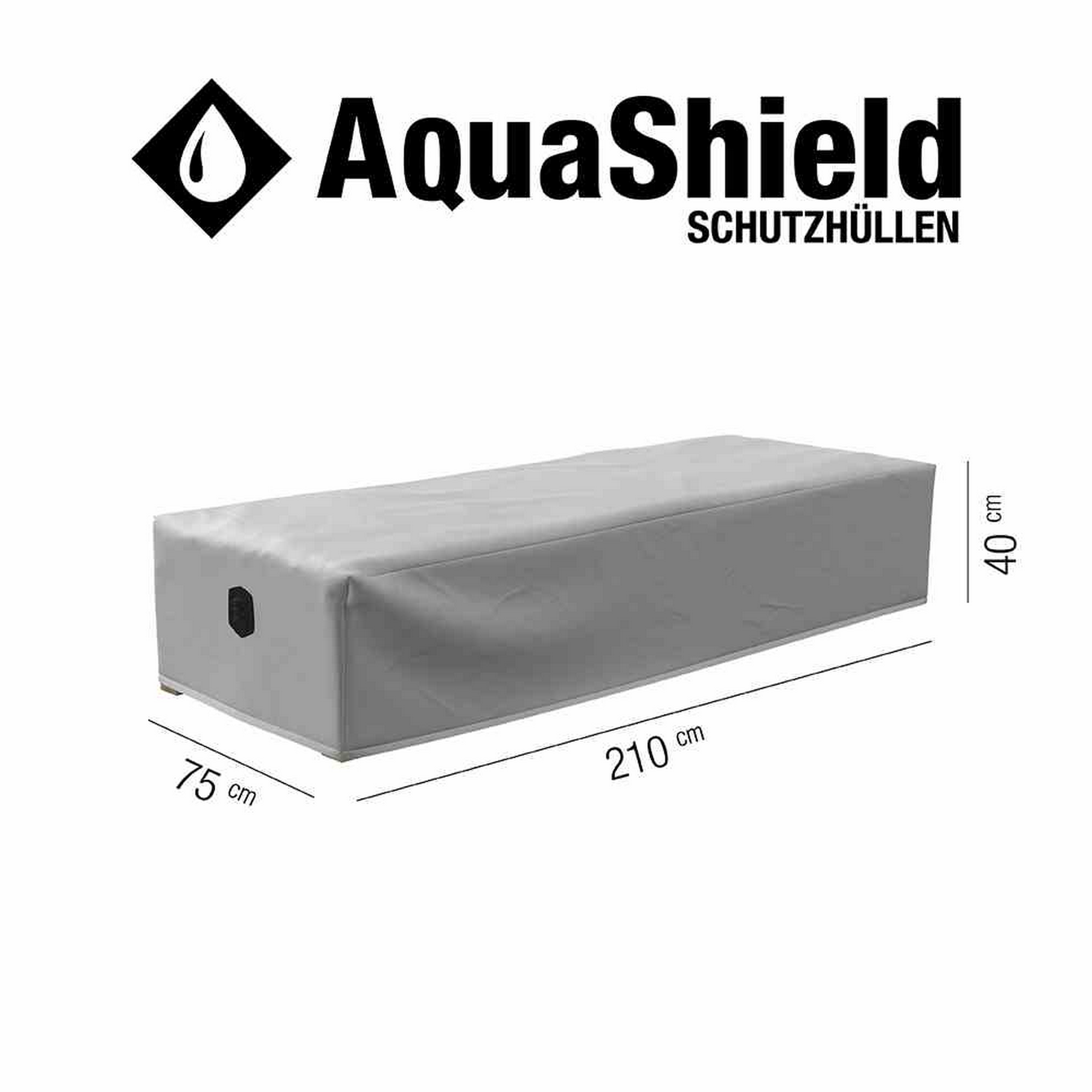 Liegenhülle 'AquaShield' 210 x 75 x 40 cm + product picture