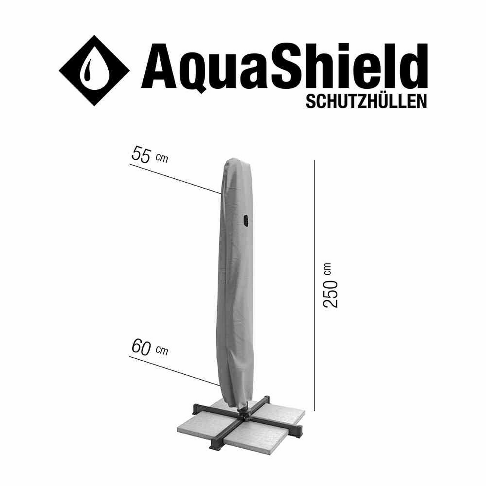 Ampelschirmhülle 'AquaShield' Ø 55 x 250 cm + product picture