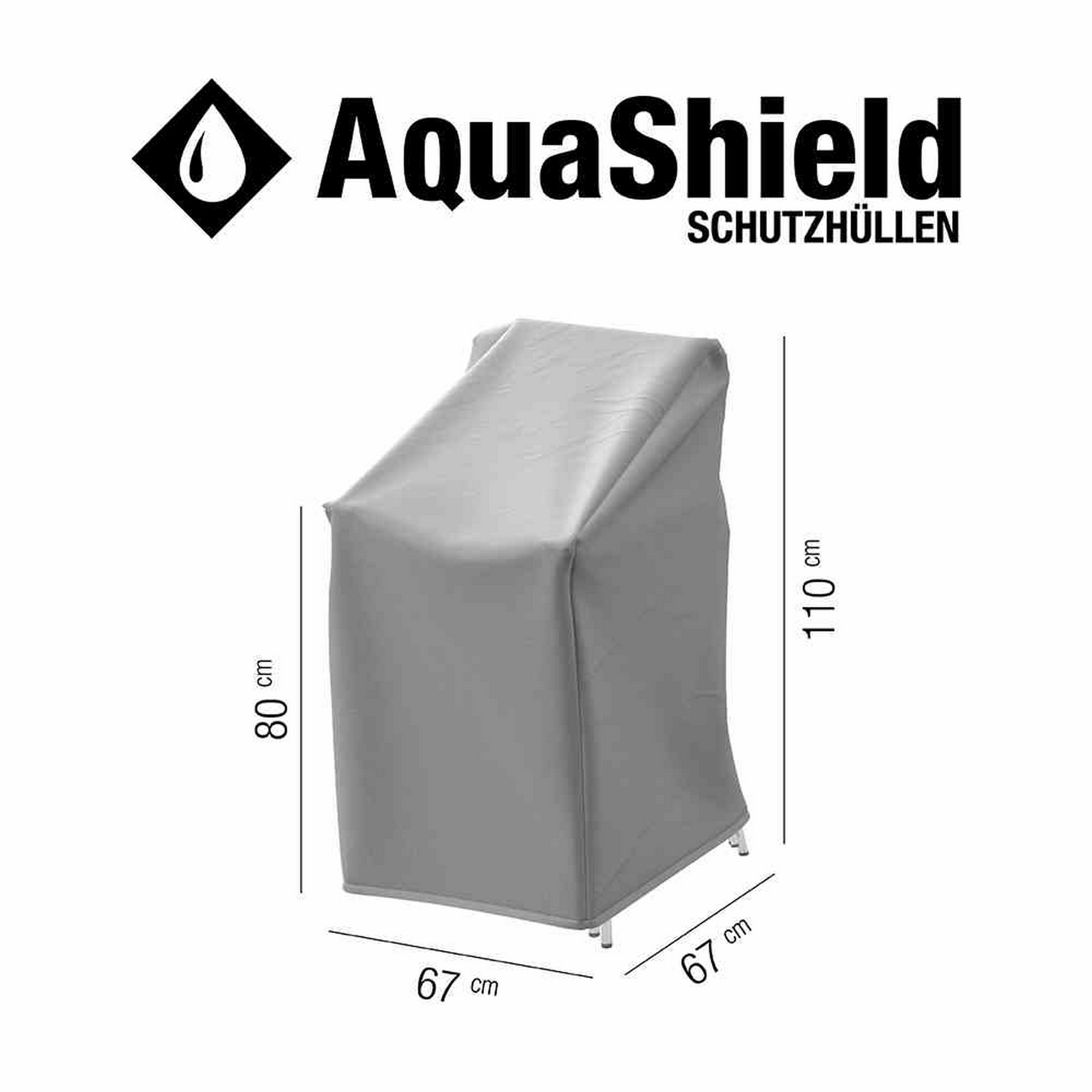 Stapelstuhlhülle 'AquaShield' 67 x 67 x 80 cm