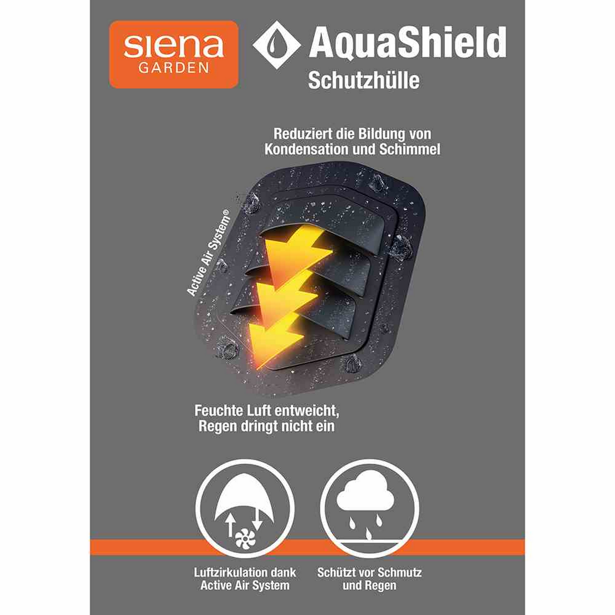 Tragetasche 'AquaShield' für Kissen und Auflagen 125 x 32 x 50 cm