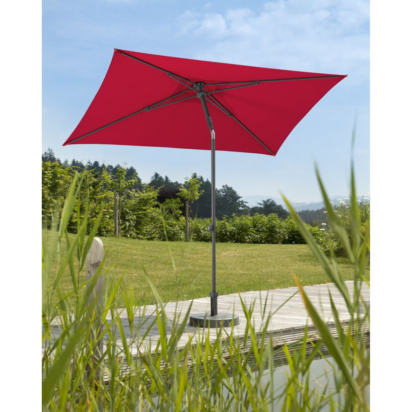 Roter Sonnenschirm Sevilla 240 x 140