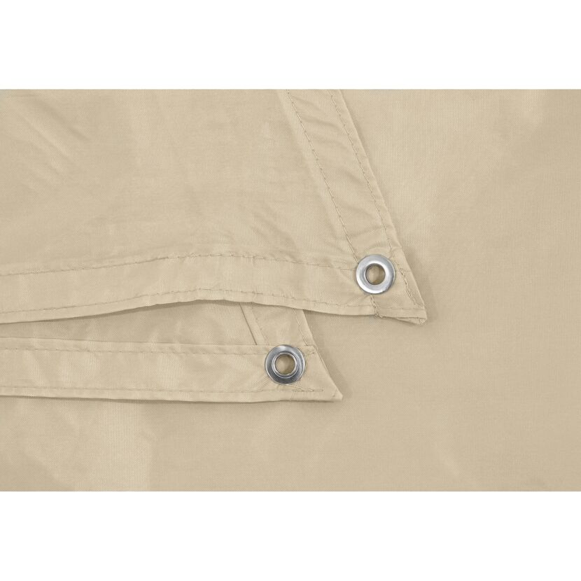 Beige Sonnensegel Stoff mit Ösen