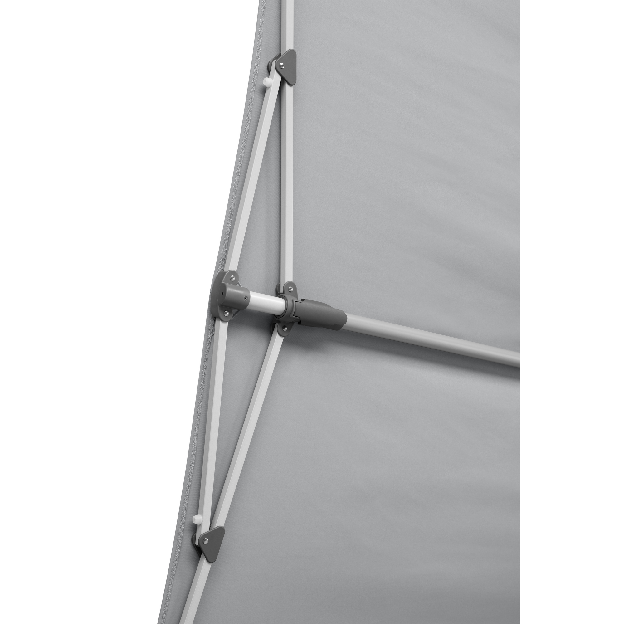 Balkonschirm 'Novara' silbergrau 190 x 140 cm + product picture