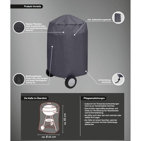 4. Bild von Grillabdeckung für Kugelgrills bis Ø 60 cm