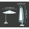 Schutzhülle für Ampelschirm bis Ø 400 cm