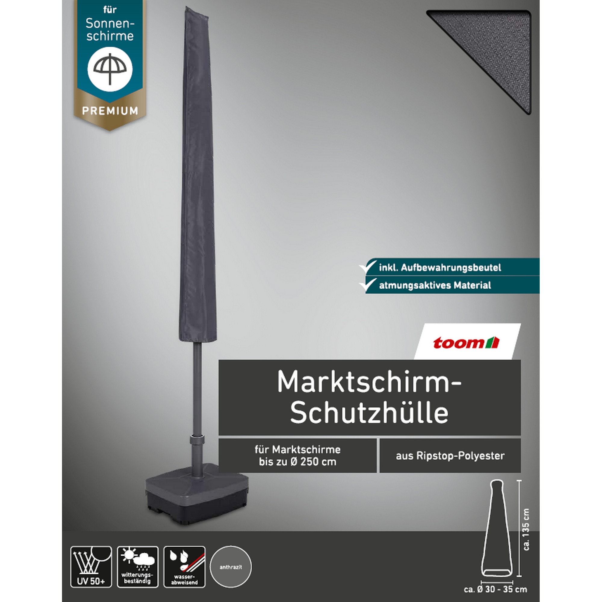 Premium-Schutzhülle für Marktschirme bis Ø 250 cm + product picture