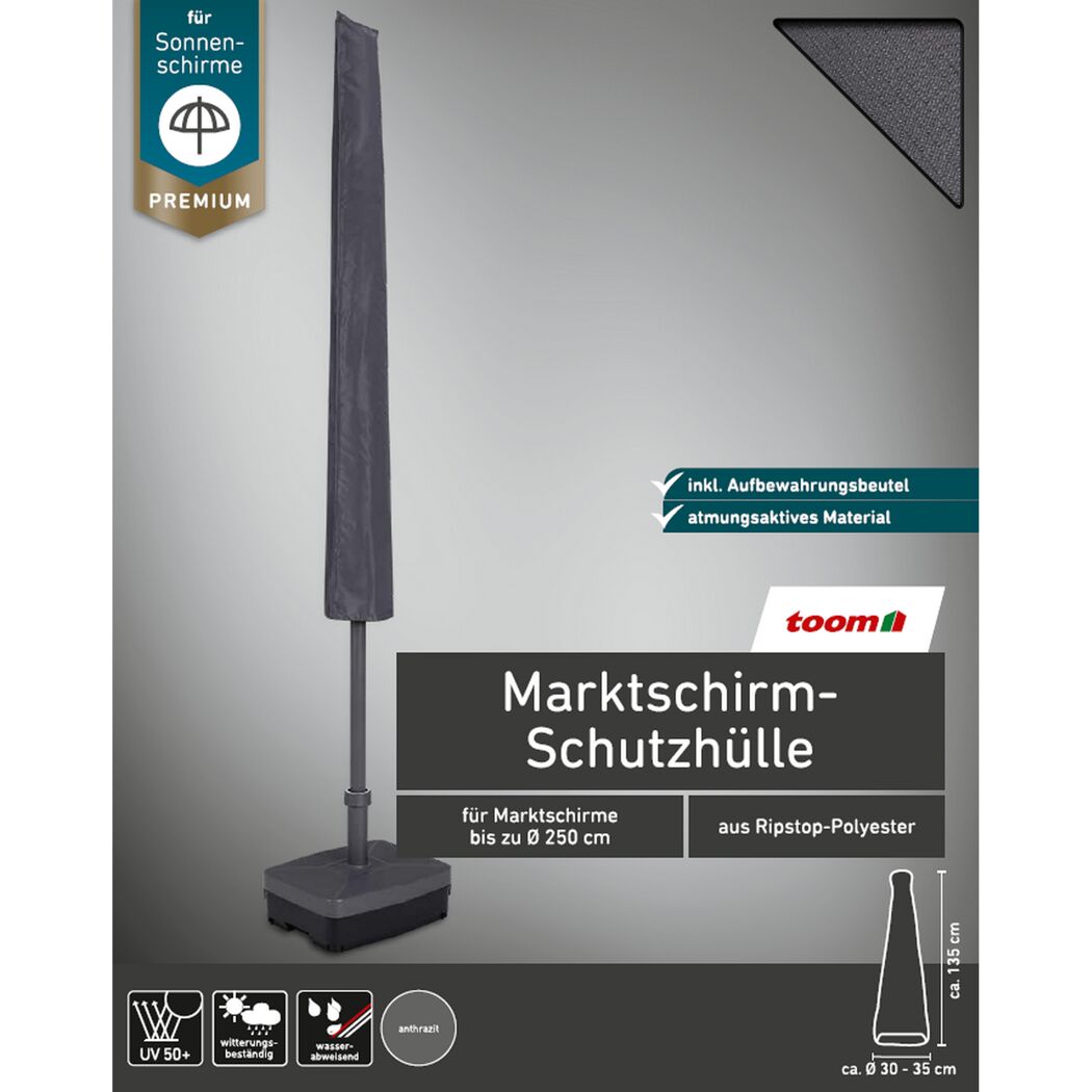 Schutzhülle für Marktschirm bis Ø 250 cm