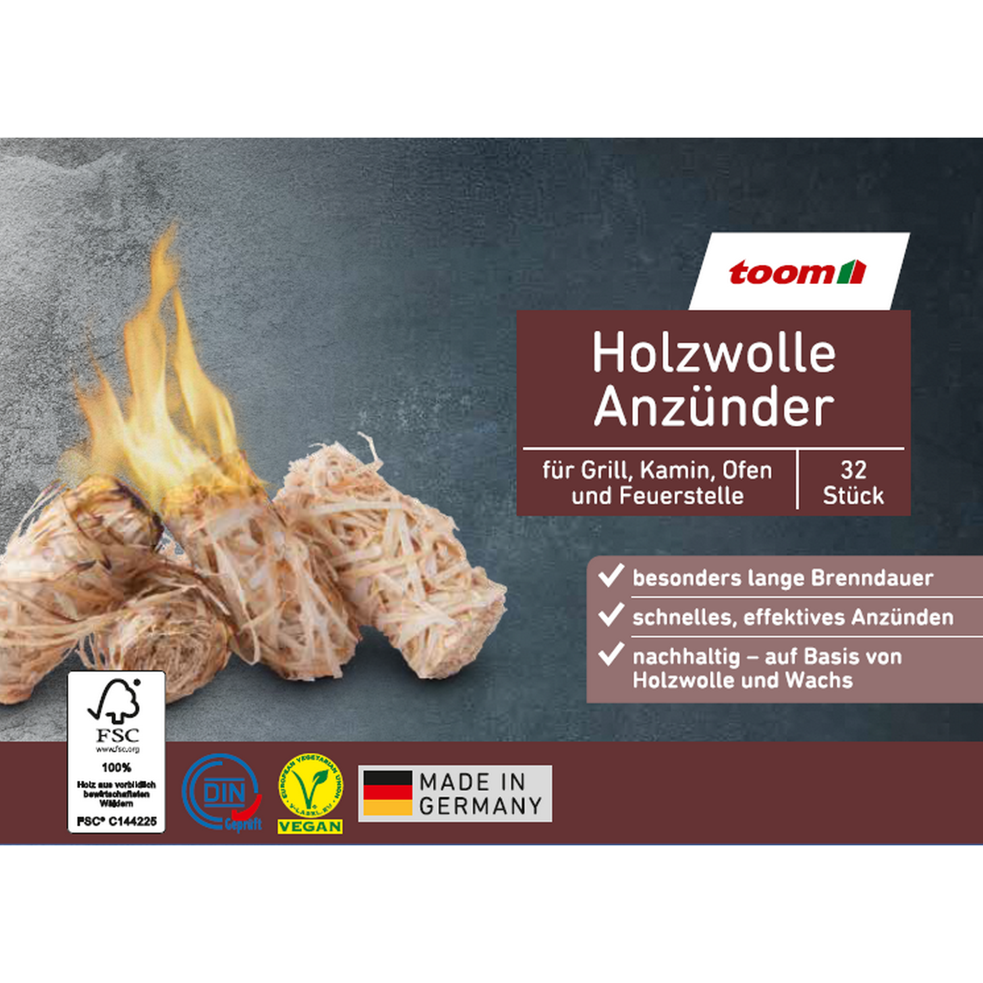 Holzwolle-Anzünder 32 Stück + product picture