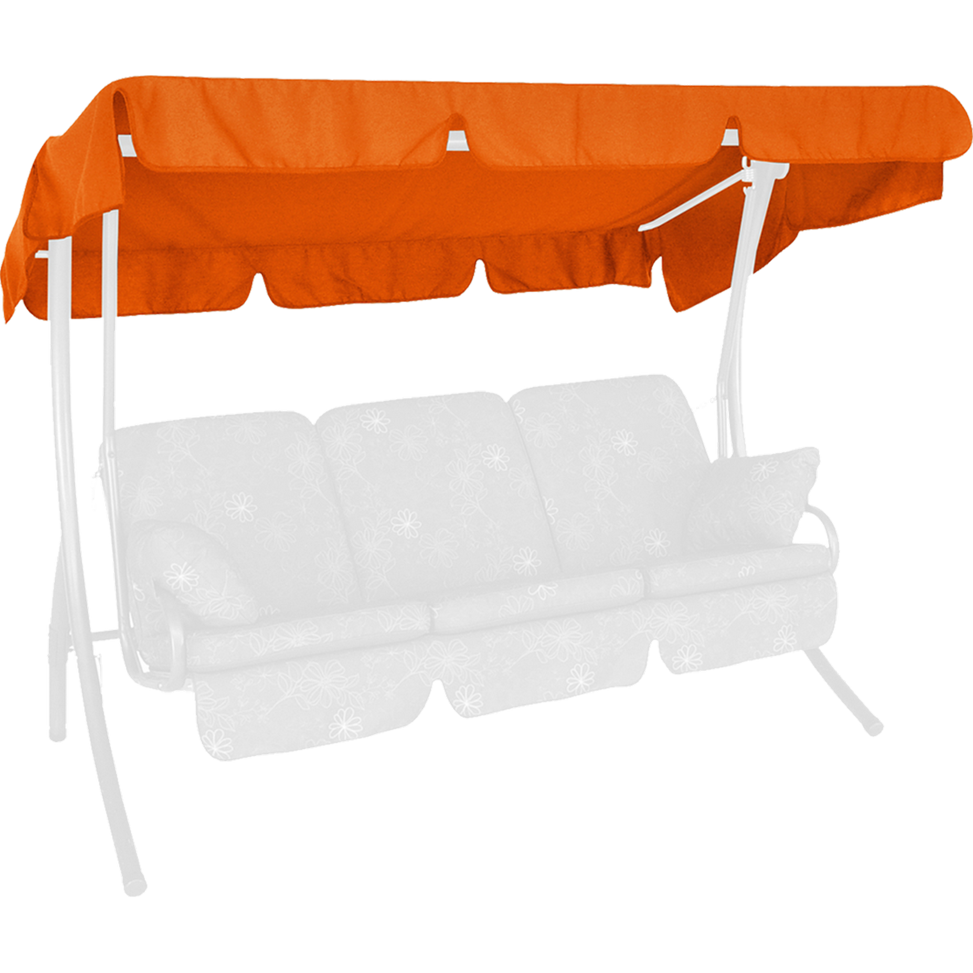 Sonnendach für 3-Sitzer Hollywoodschaukel Swingtex orange 210 x 145 cm + product picture