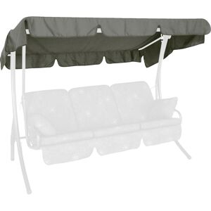 Ersatzdach für Hollywoodschaukel 'Swingtex' dunkelgrau 210 x 145 cm