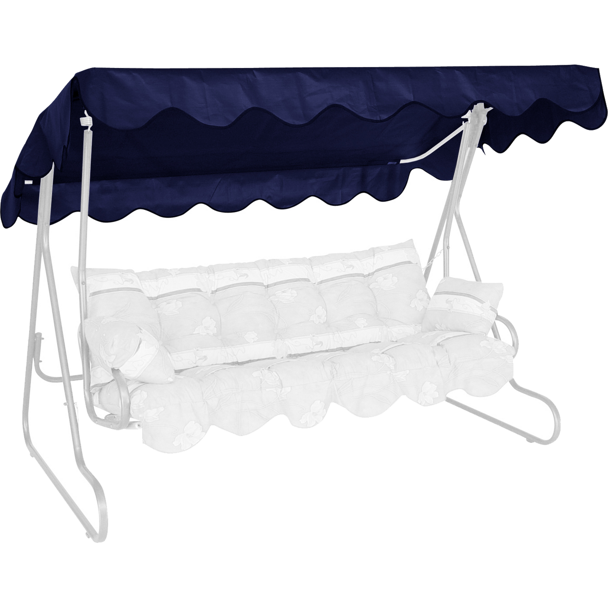 Ersatzdach für Hollywoodschaukel dunkelblau 210 x 145 cm