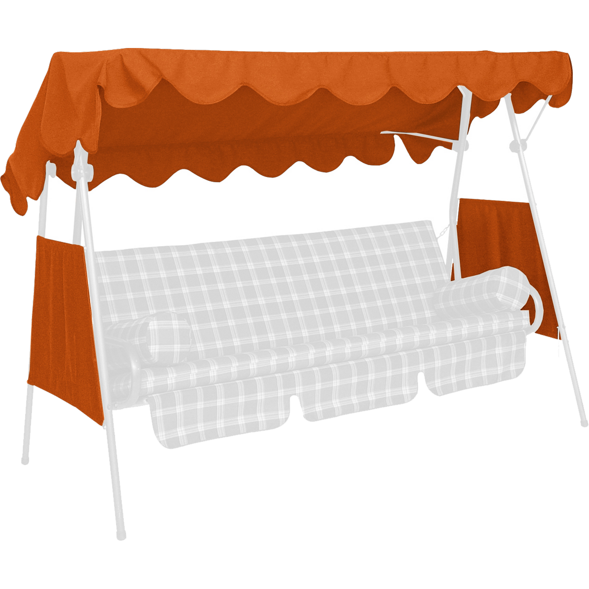 Ersatzdach für Hollywoodschaukel terrakotta 200 x 120 cm