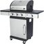 Gasgrill San Antonio3 mit 3 Brennern, Seitenablage und Unterschrank.
