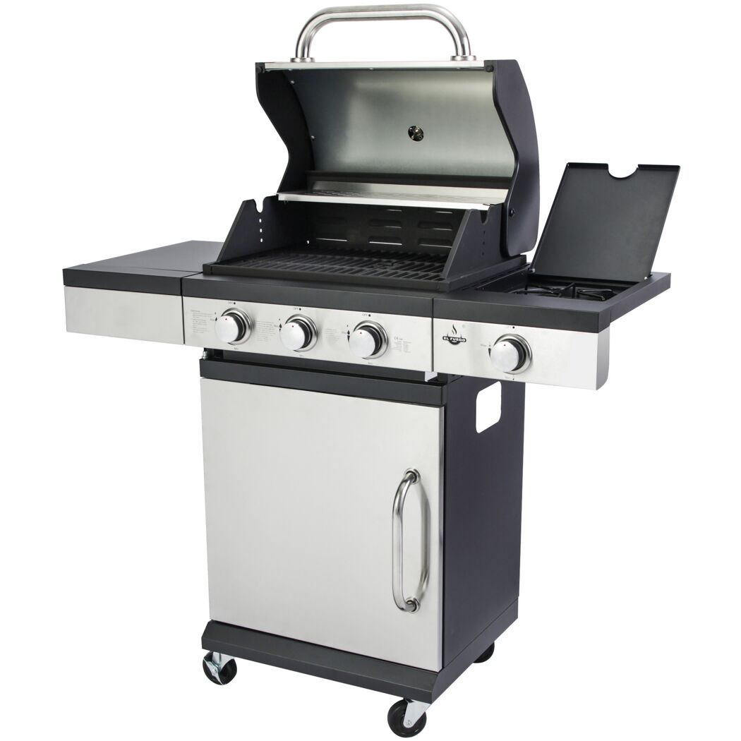 Gasgrill San Antonio mit geöffnetem Deckel