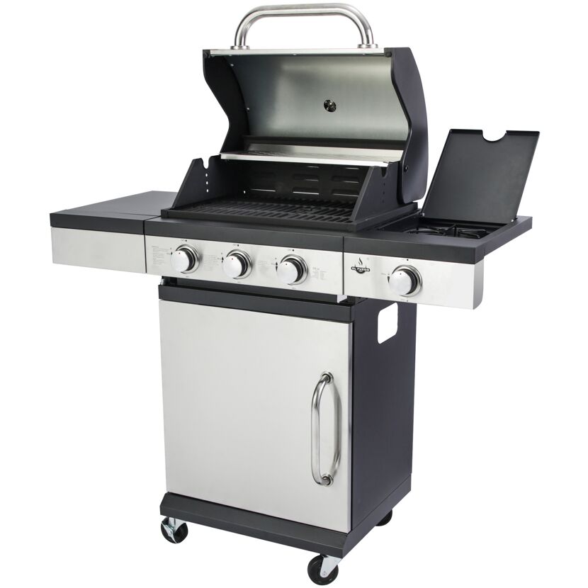 Gasgrill San Antonio mit geöffnetem Deckel