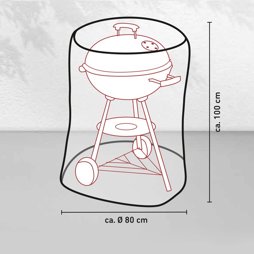 Schutzhülle für Kugelgrill 80 cm