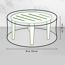 Verkleinertes Bild von Tisch-Schutzhülle für runde Tische mit Ø bis 1,2 m