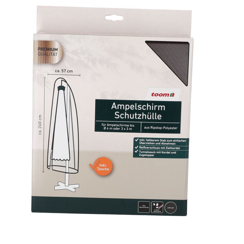 toom Premium Ampelschirm Schutzhülle, anthrazit