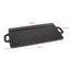 Grillplatte Gusseisen doppelseitig 50,5 x 23,5 cm