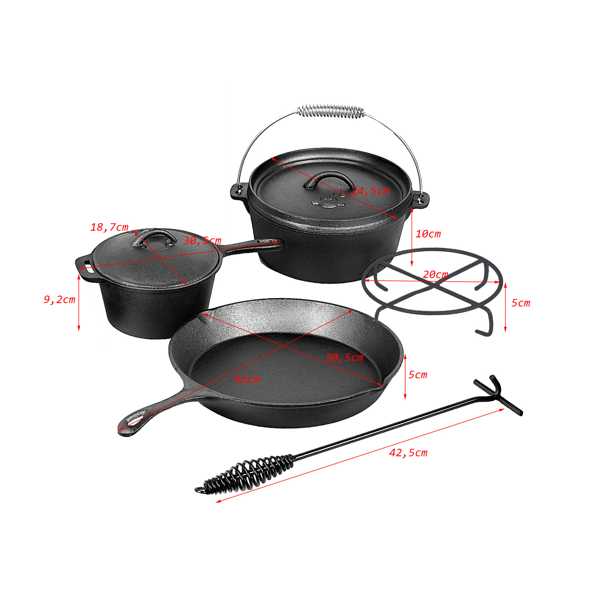 Dutch Oven Set 5-teilig + product picture