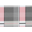 Verkleinertes Bild von Sesselauflage 'Regor' rosa/grau 110 x 48 x 8 cm