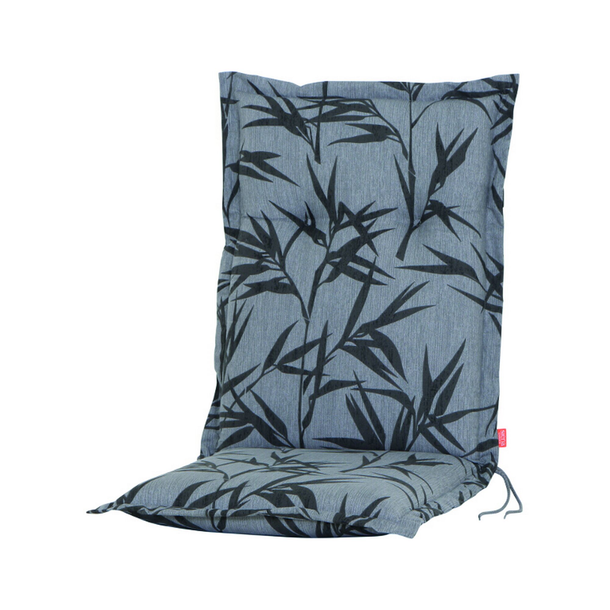 Graue Stuhlkissen mit Bambusmotiv