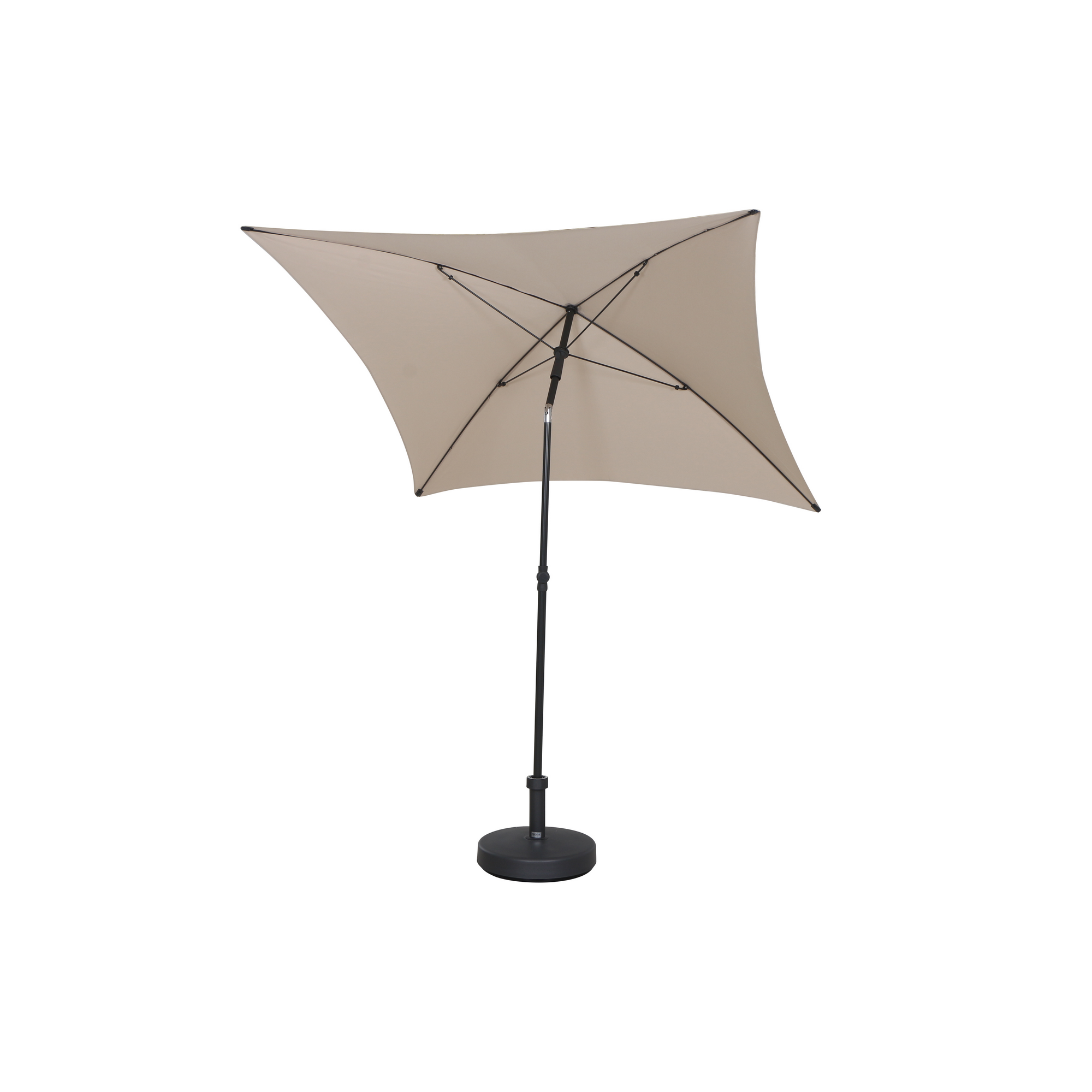 Marktschirm 'City' knickbar 180 x 180 cm