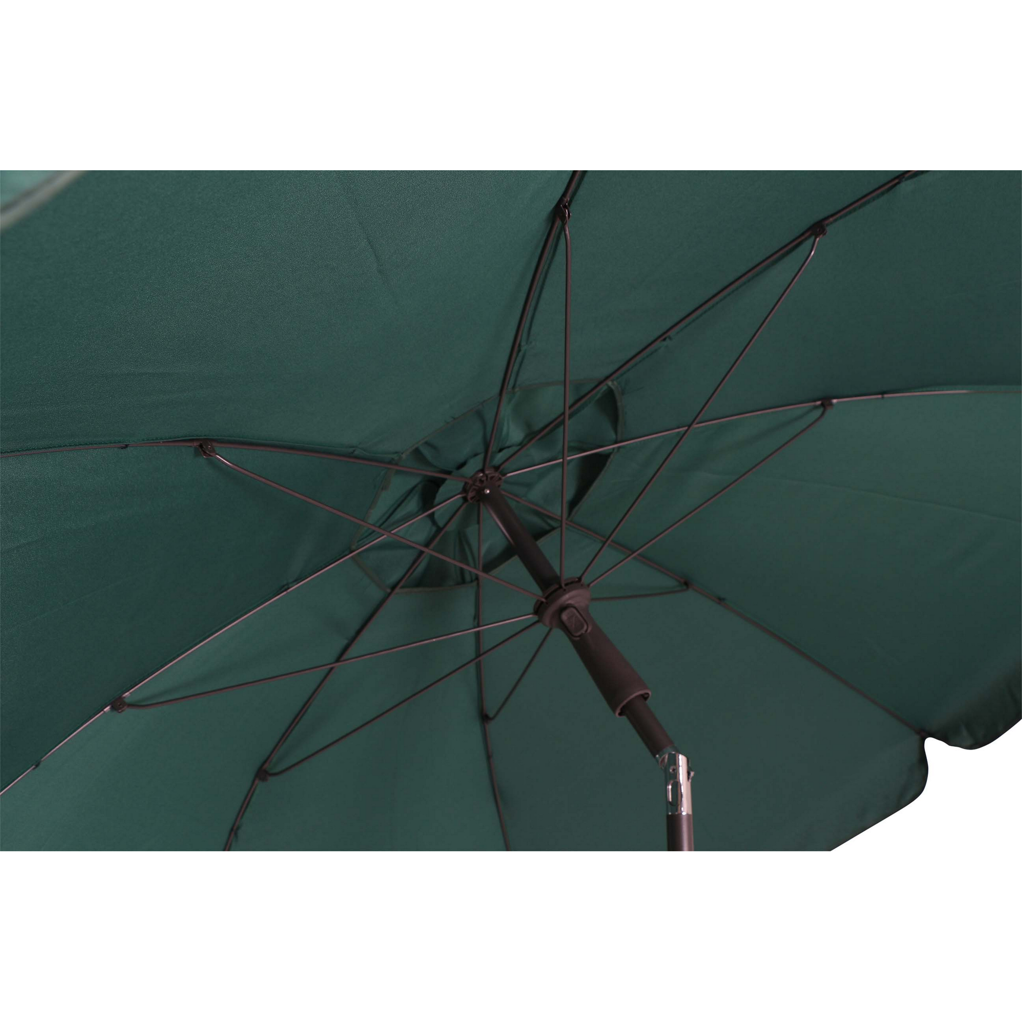 Sonnenschirm 'Tropico' anthrazit/grün Ø 250 cm + product picture