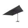 Schwarzer Ampelschirm California 3x3m