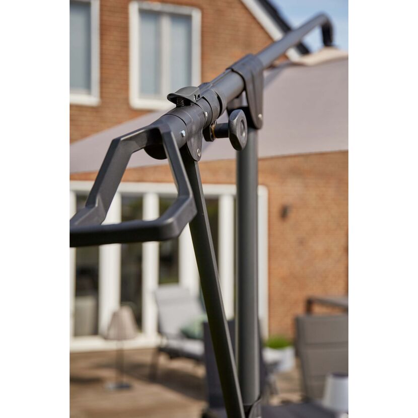 Kurbelmechanismus des Ampelschirms Leo