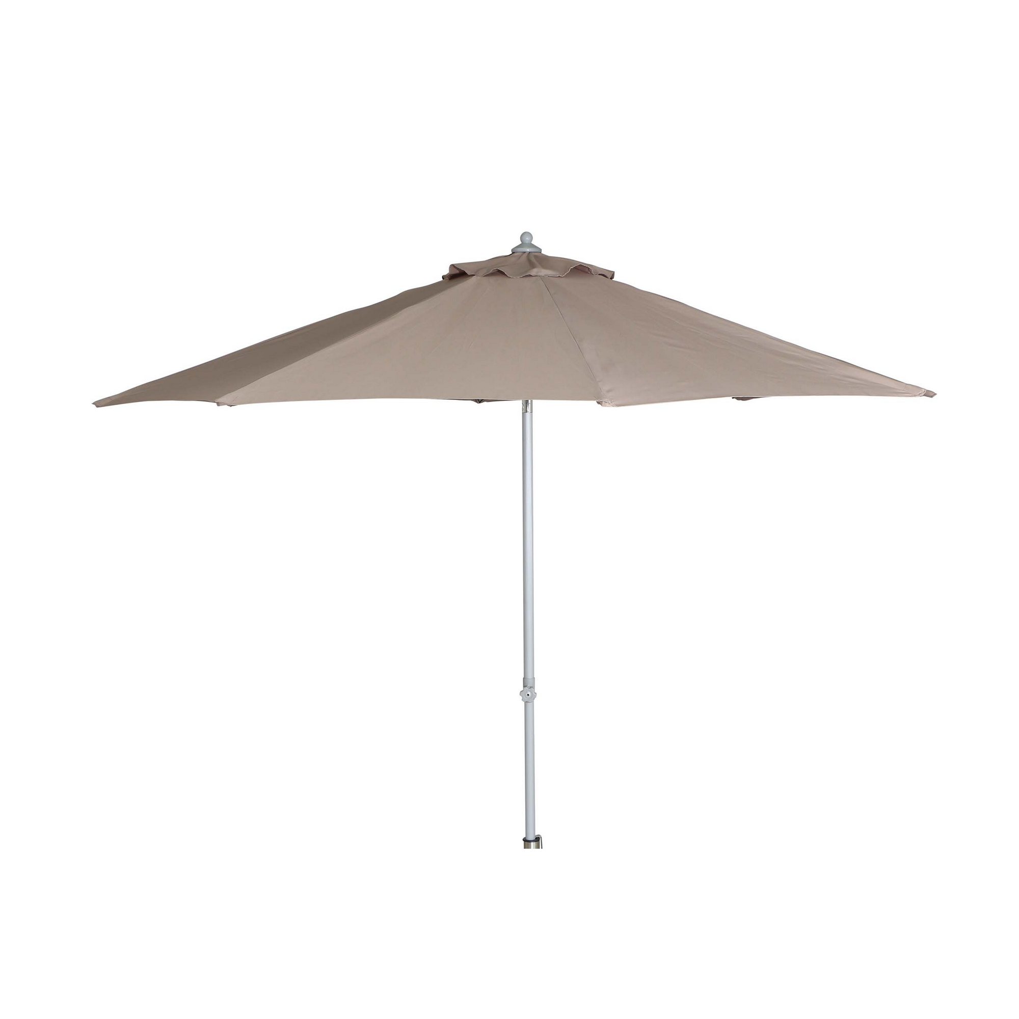 Sonnenschirm 'Alu-Push Pro' silber/taupe Ø 300 cm + product picture