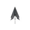 Anthrazitfarbener Sonnenschirm Avio 3x2 m