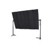 Schwarze Schirmmarkise Enna 350x250cm