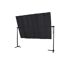 Schwarze Schirmmarkise Enna 350x250cm