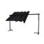 Schwarze Schirmmarkise Enna 350x250cm