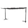 Schwarze Schirmmarkise Enna 350x250cm